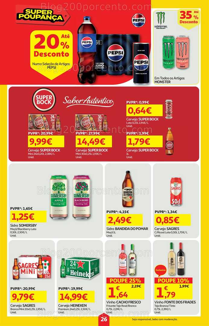 Antevisão Folheto AUCHAN Super Poupança Promoções de 16 a 22 outubro