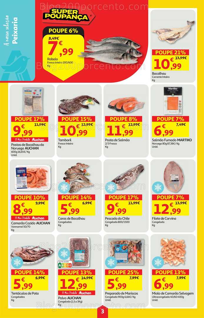 Antevisão Folheto AUCHAN Super Poupança Promoções de 16 a 22 outubro