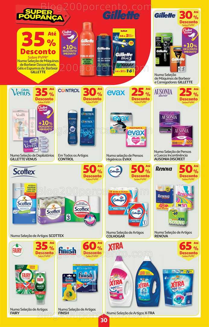 Antevisão Folheto AUCHAN Super Poupança Promoções de 16 a 22 outubro