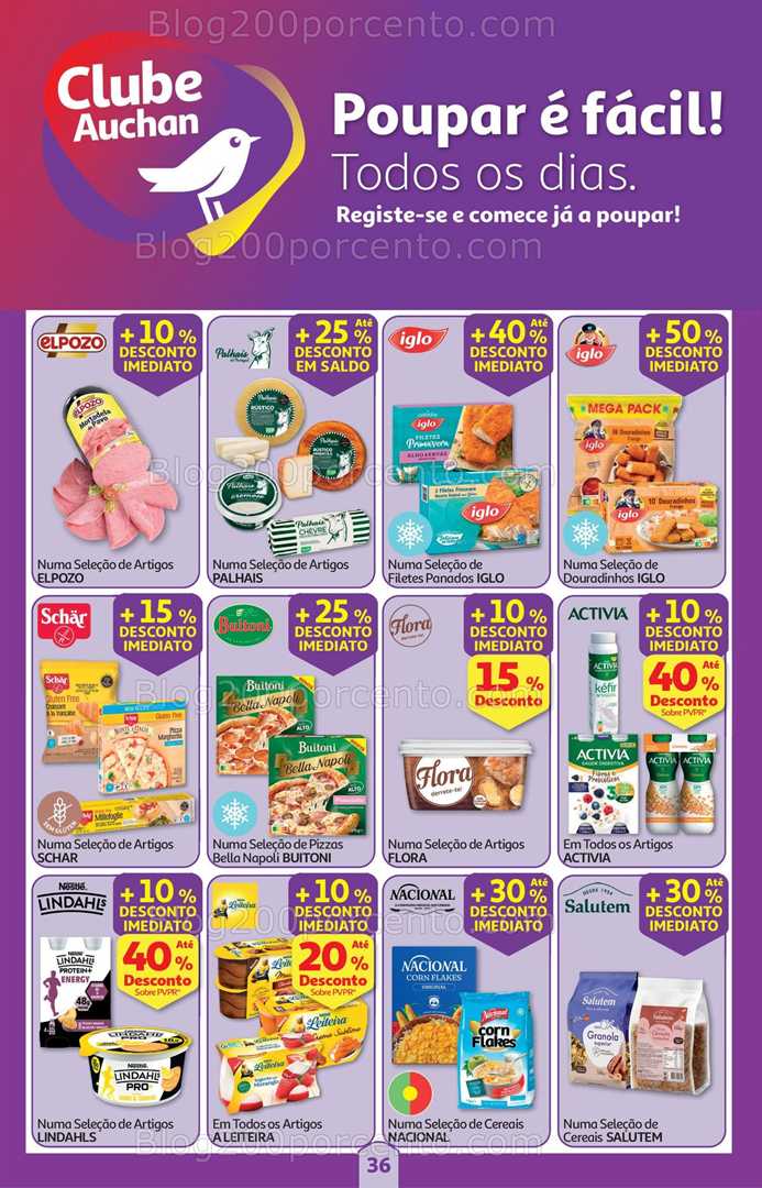 Antevisão Folheto AUCHAN Super Poupança Promoções de 16 a 22 outubro