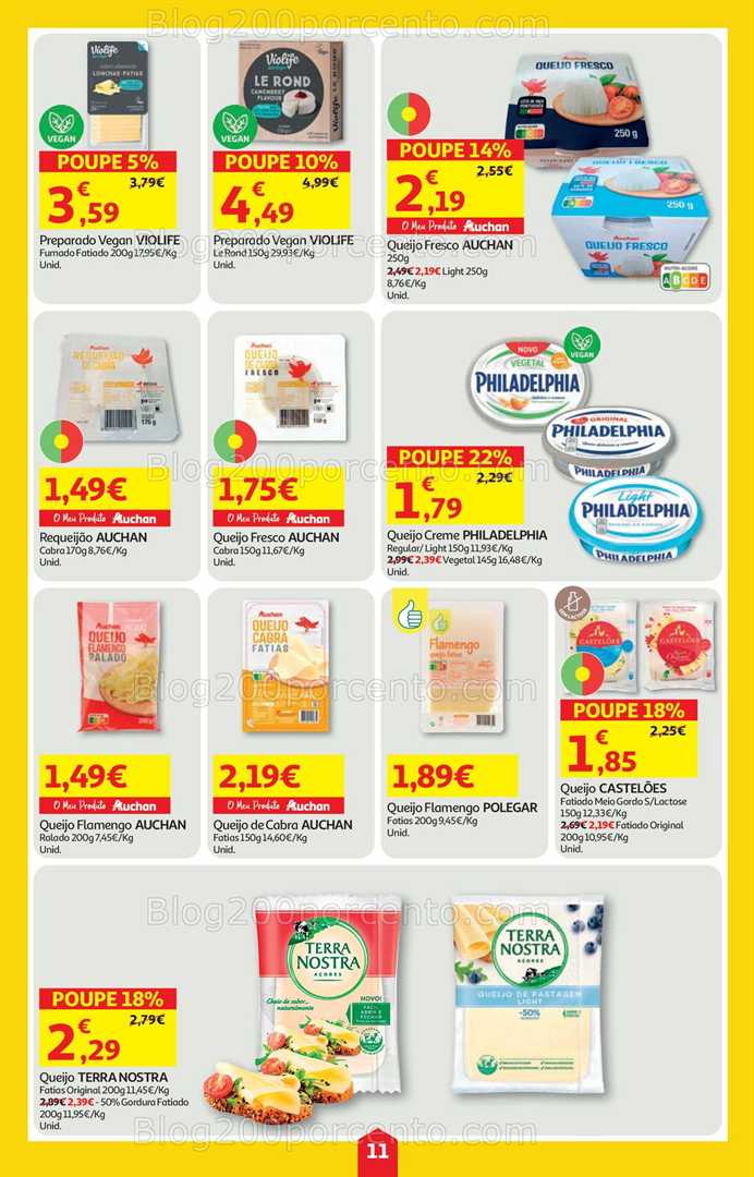 Antevisão Folheto AUCHAN Super Poupança Promoções de 23 a 29 outubro