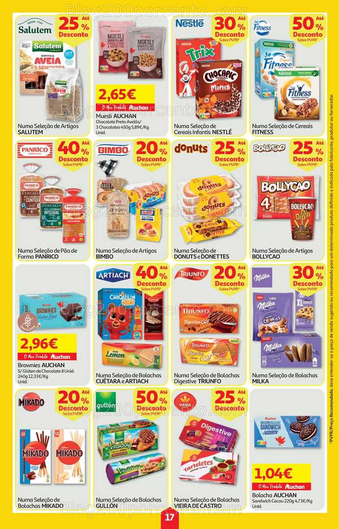 Antevisão Folheto AUCHAN Super Poupança Promoções de 23 a 29 outubro