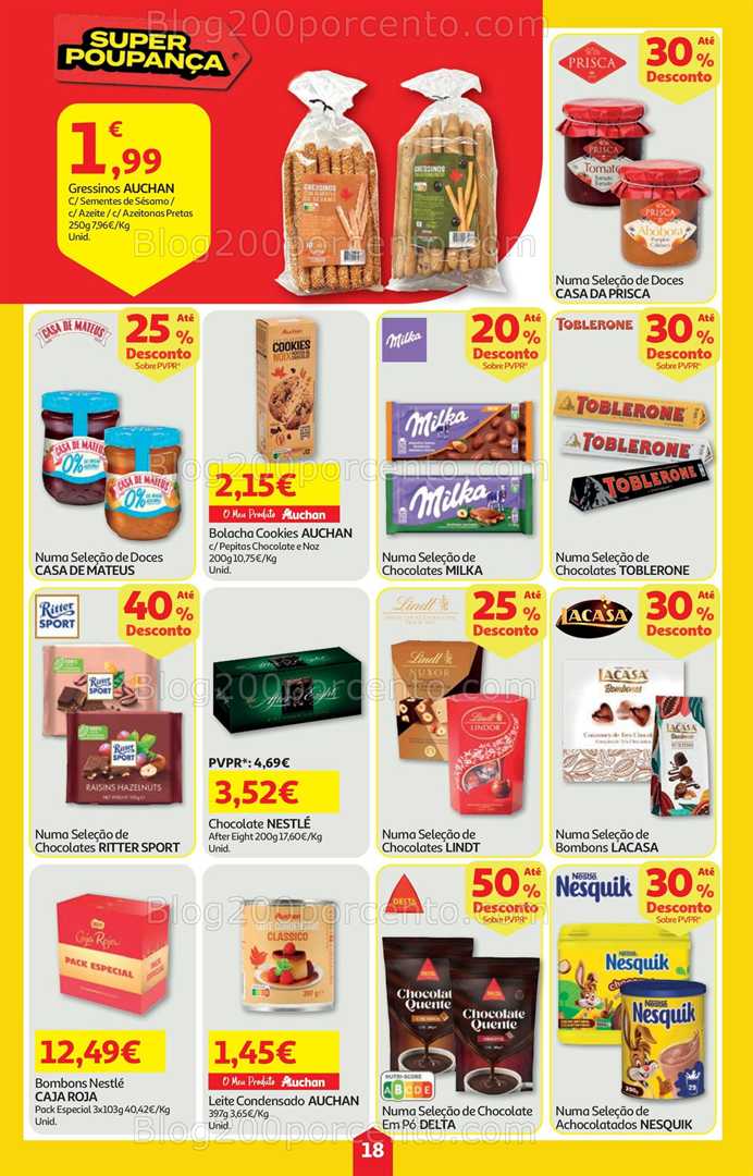 Antevisão Folheto AUCHAN Super Poupança Promoções de 23 a 29 outubro