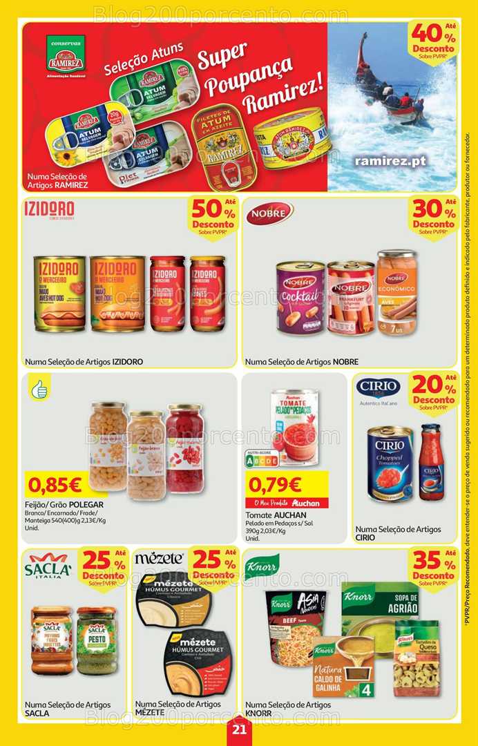 Antevisão Folheto AUCHAN Super Poupança Promoções de 23 a 29 outubro