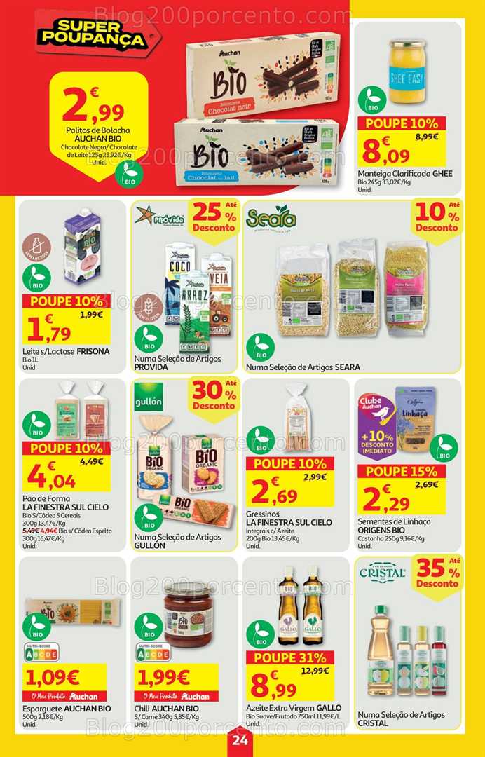 Antevisão Folheto AUCHAN Super Poupança Promoções de 23 a 29 outubro