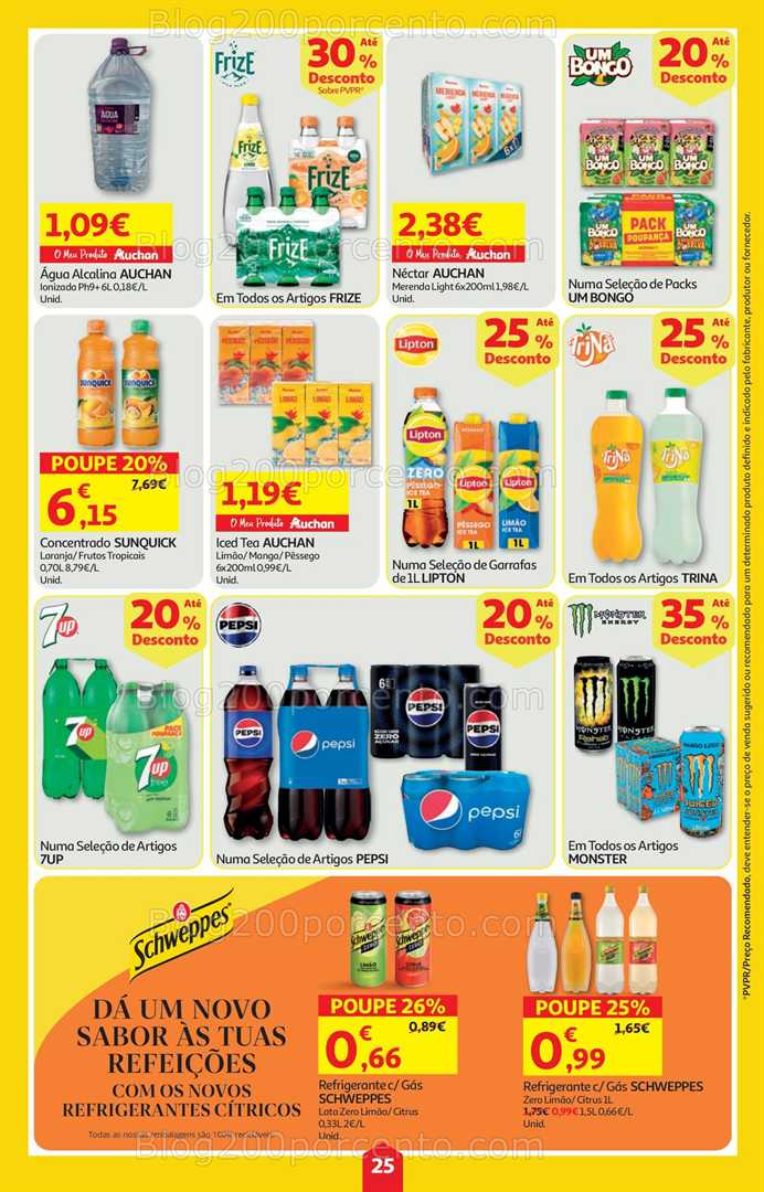 Antevisão Folheto AUCHAN Super Poupança Promoções de 23 a 29 outubro