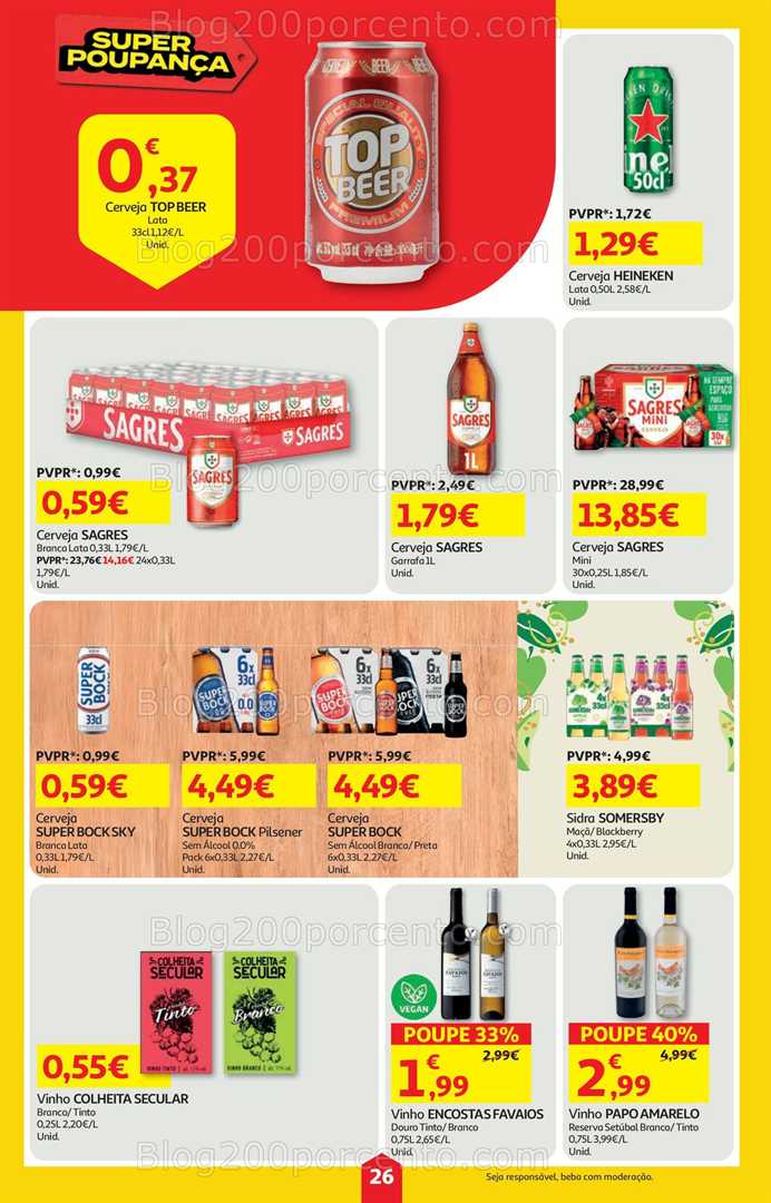 Antevisão Folheto AUCHAN Super Poupança Promoções de 23 a 29 outubro