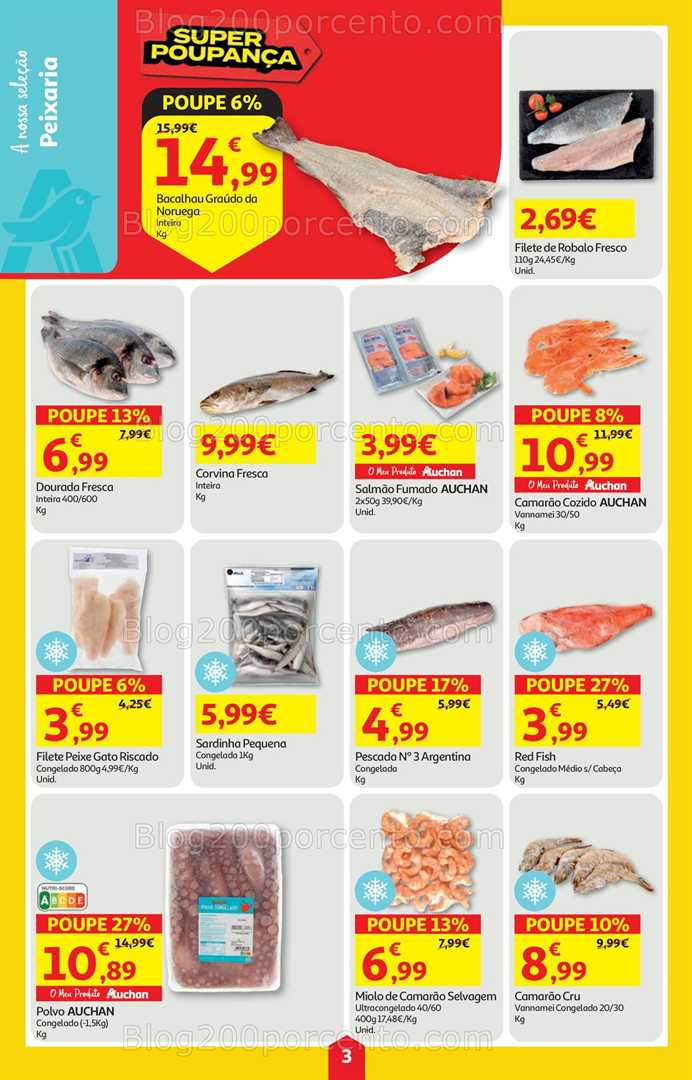 Antevisão Folheto AUCHAN Super Poupança Promoções de 23 a 29 outubro