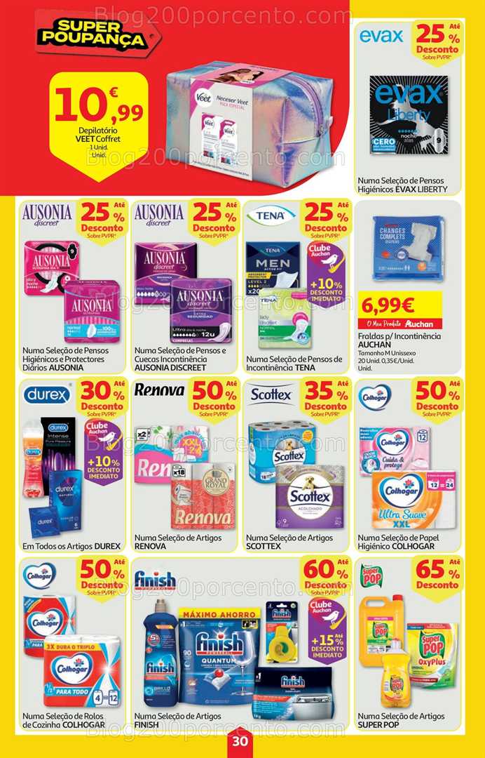Antevisão Folheto AUCHAN Super Poupança Promoções de 23 a 29 outubro