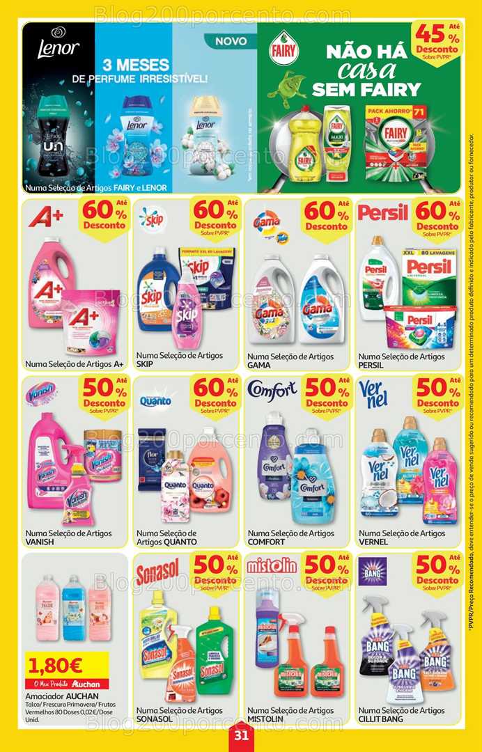 Antevisão Folheto AUCHAN Super Poupança Promoções de 23 a 29 outubro