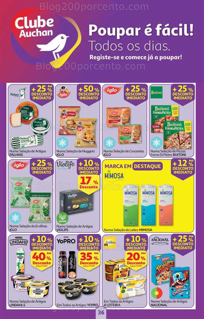 Antevisão Folheto AUCHAN Super Poupança Promoções de 23 a 29 outubro