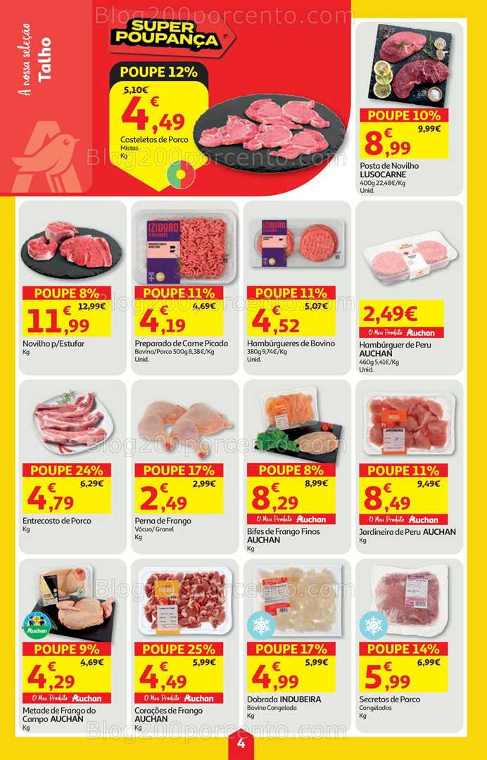 Antevisão Folheto AUCHAN Super Poupança Promoções de 23 a 29 outubro