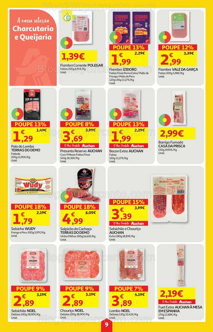 Antevisão Folheto AUCHAN Super Poupança Promoções de 23 a 29 outubro