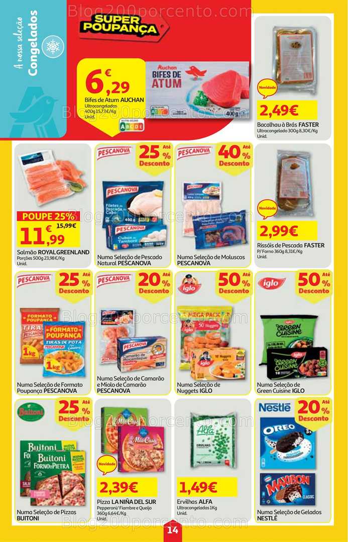 Antevisão Folheto AUCHAN Super Poupança Promoções de 9 a 15 outubro