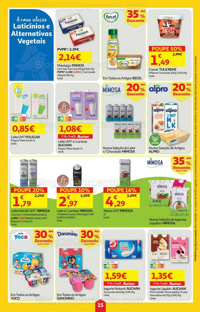 Antevisão Folheto AUCHAN Super Poupança Promoções de 9 a 15 outubro