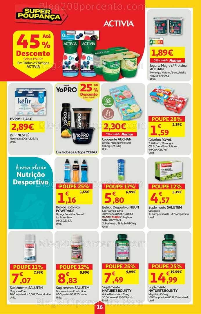 Antevisão Folheto AUCHAN Super Poupança Promoções de 9 a 15 outubro