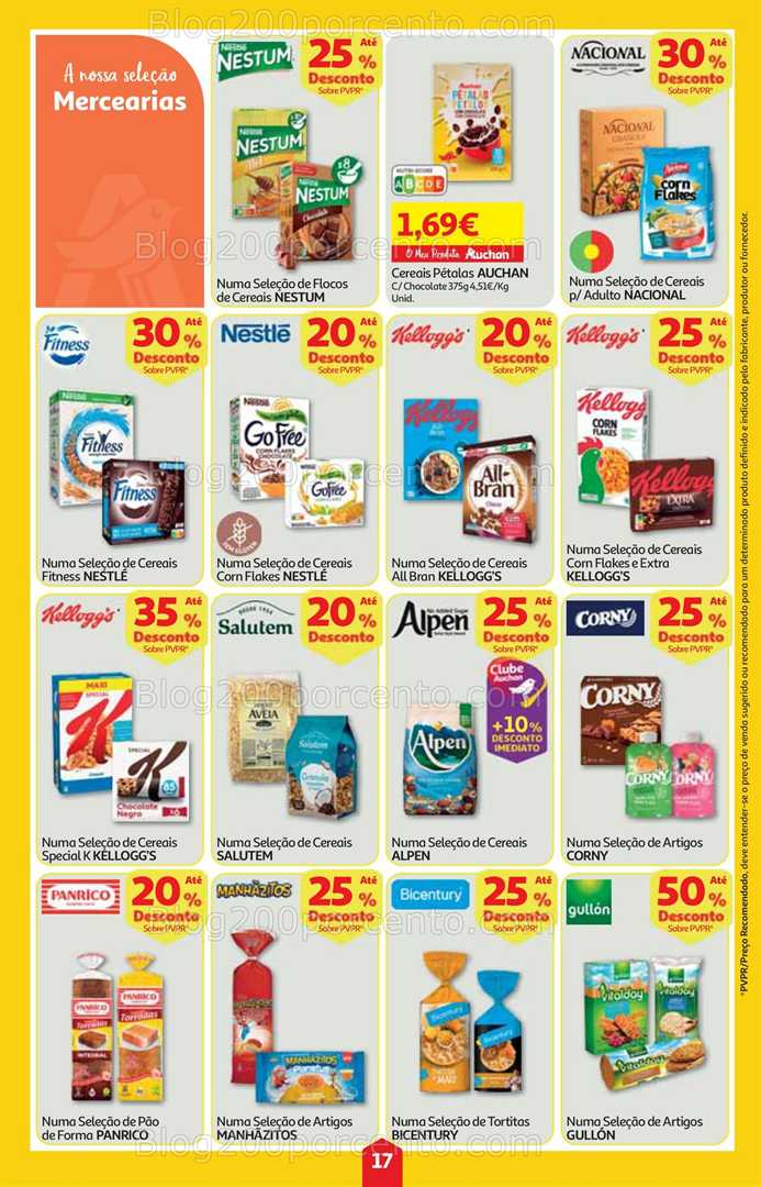 Antevisão Folheto AUCHAN Super Poupança Promoções de 9 a 15 outubro