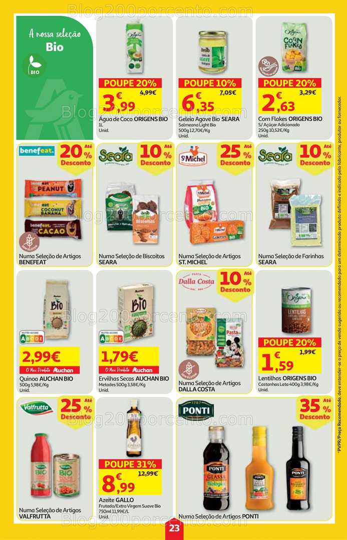 Antevisão Folheto AUCHAN Super Poupança Promoções de 9 a 15 outubro