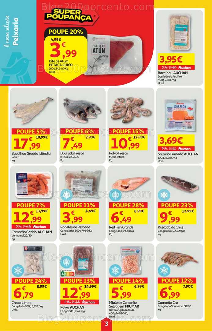 Antevisão Folheto AUCHAN Super Poupança Promoções de 9 a 15 outubro