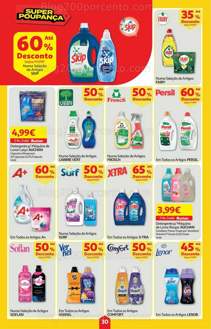 Antevisão Folheto AUCHAN Super Poupança Promoções de 9 a 15 outubro