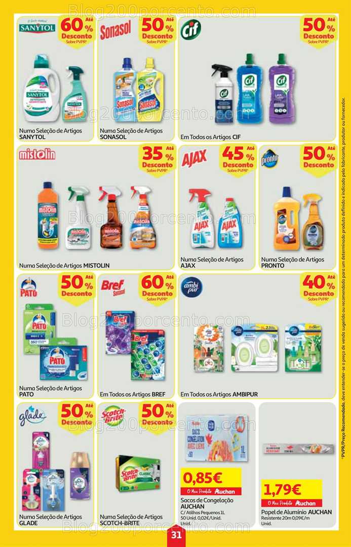 Antevisão Folheto AUCHAN Super Poupança Promoções de 9 a 15 outubro