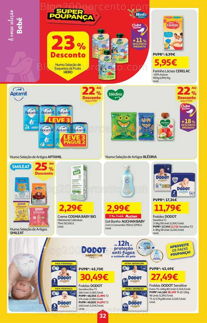 Antevisão Folheto AUCHAN Super Poupança Promoções de 9 a 15 outubro