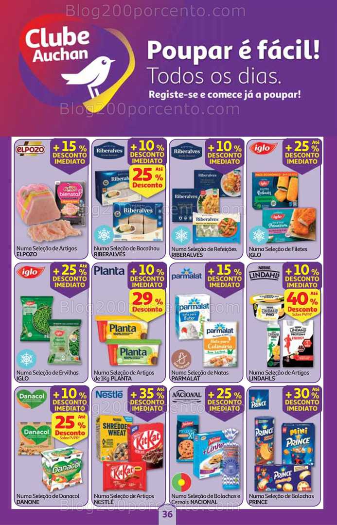 Antevisão Folheto AUCHAN Super Poupança Promoções de 9 a 15 outubro