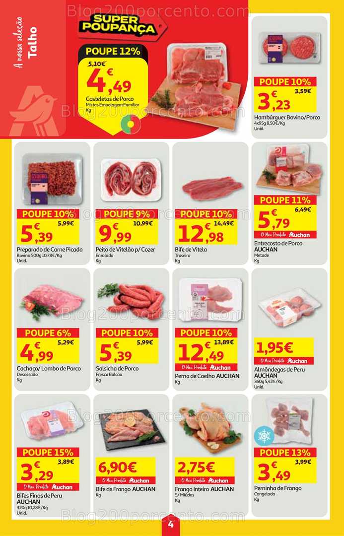 Antevisão Folheto AUCHAN Super Poupança Promoções de 9 a 15 outubro