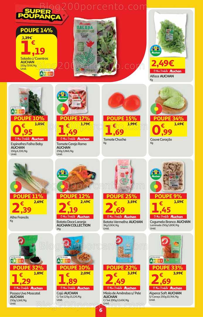 Antevisão Folheto AUCHAN Super Poupança Promoções de 9 a 15 outubro