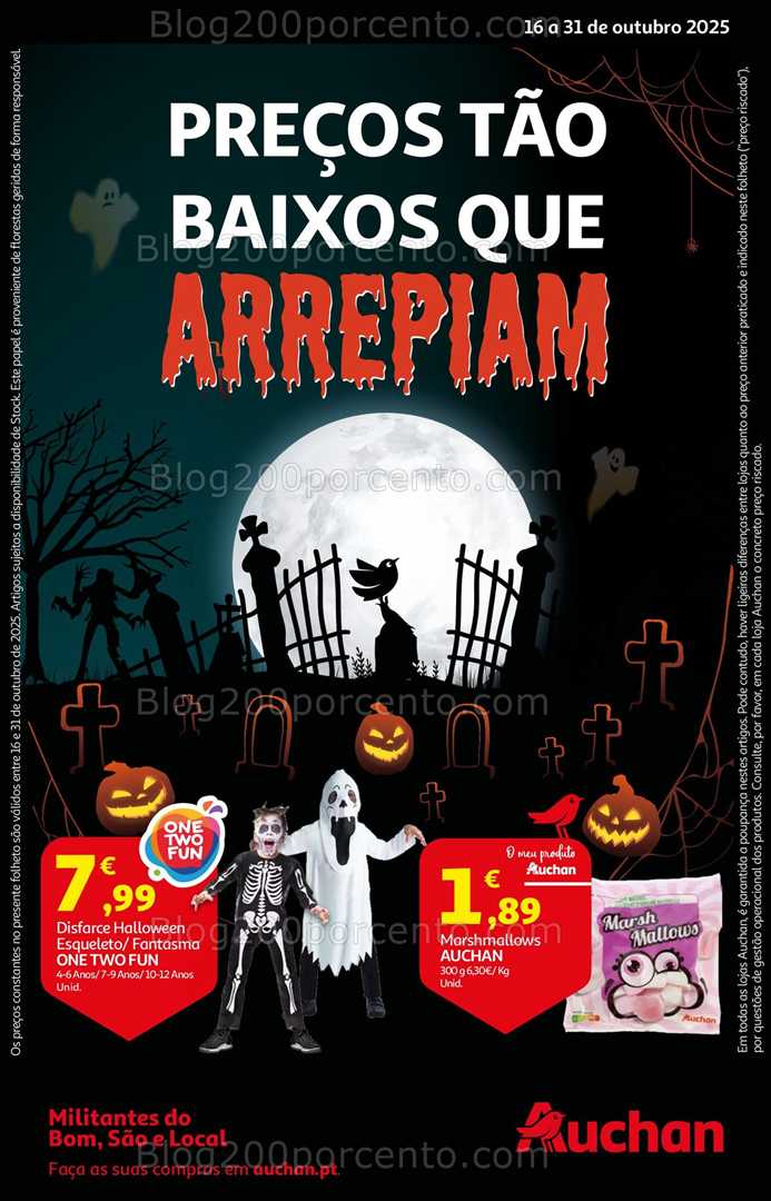 Antevisão Folheto AUCHAN Promoções de 16 a 31 outubro