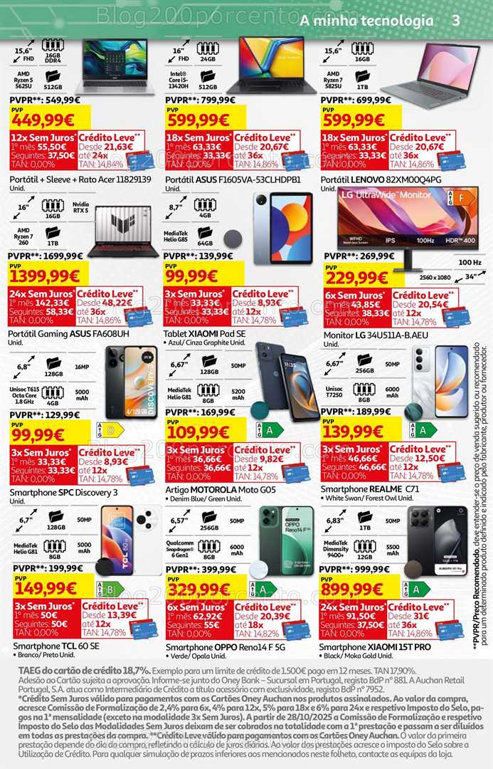 Antevisão Folheto AUCHAN Box Tecnologia Promoções de 16 a 31 outubro