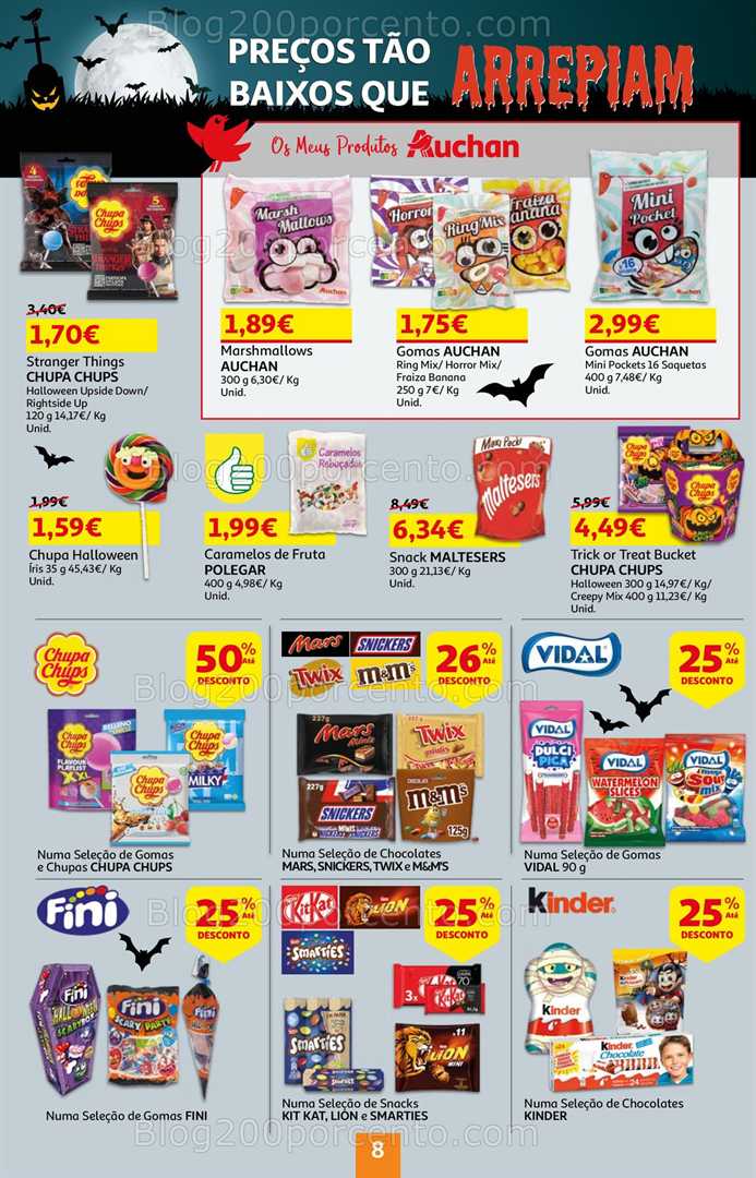 Antevisão Folheto AUCHAN Promoções de 16 a 31 outubro