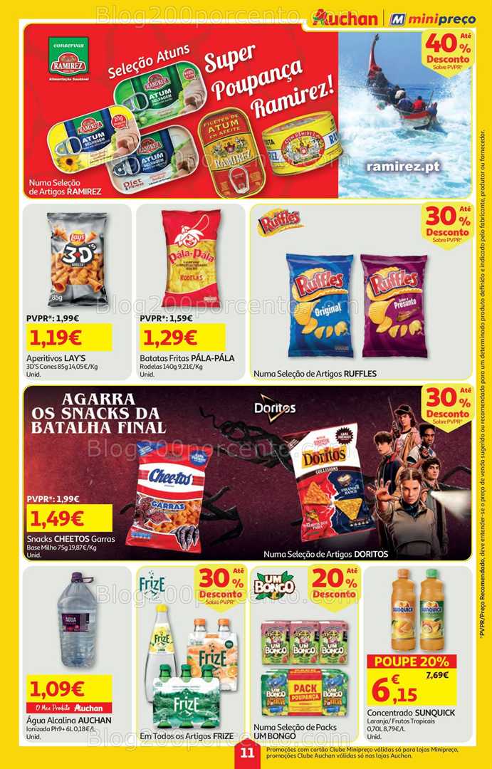 Antevisão Folheto MINIPREÇO - AUCHAN Promoções de 23 a 29 outubro