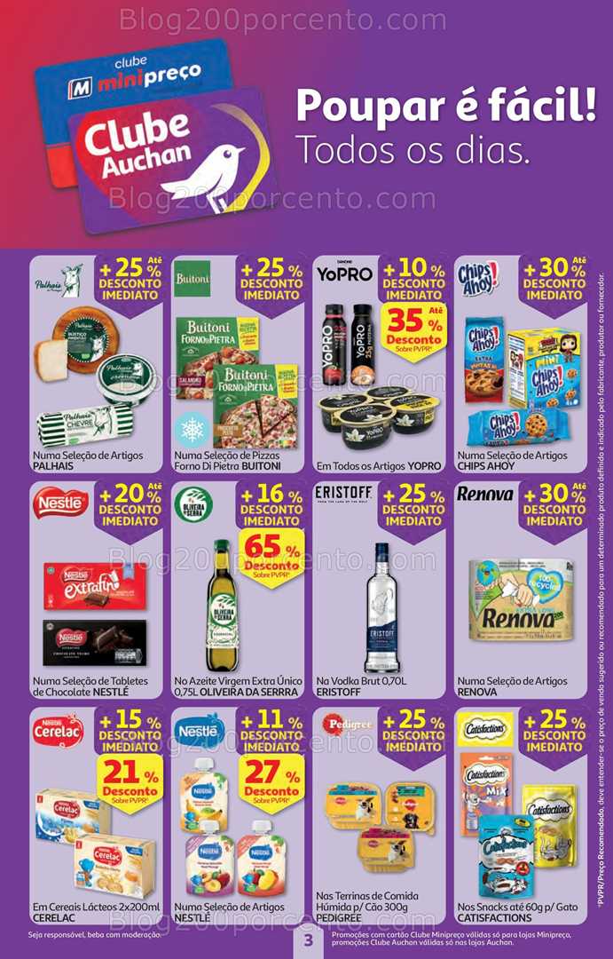 Antevisão Folheto MINIPREÇO - AUCHAN Promoções de 23 a 29 outubro