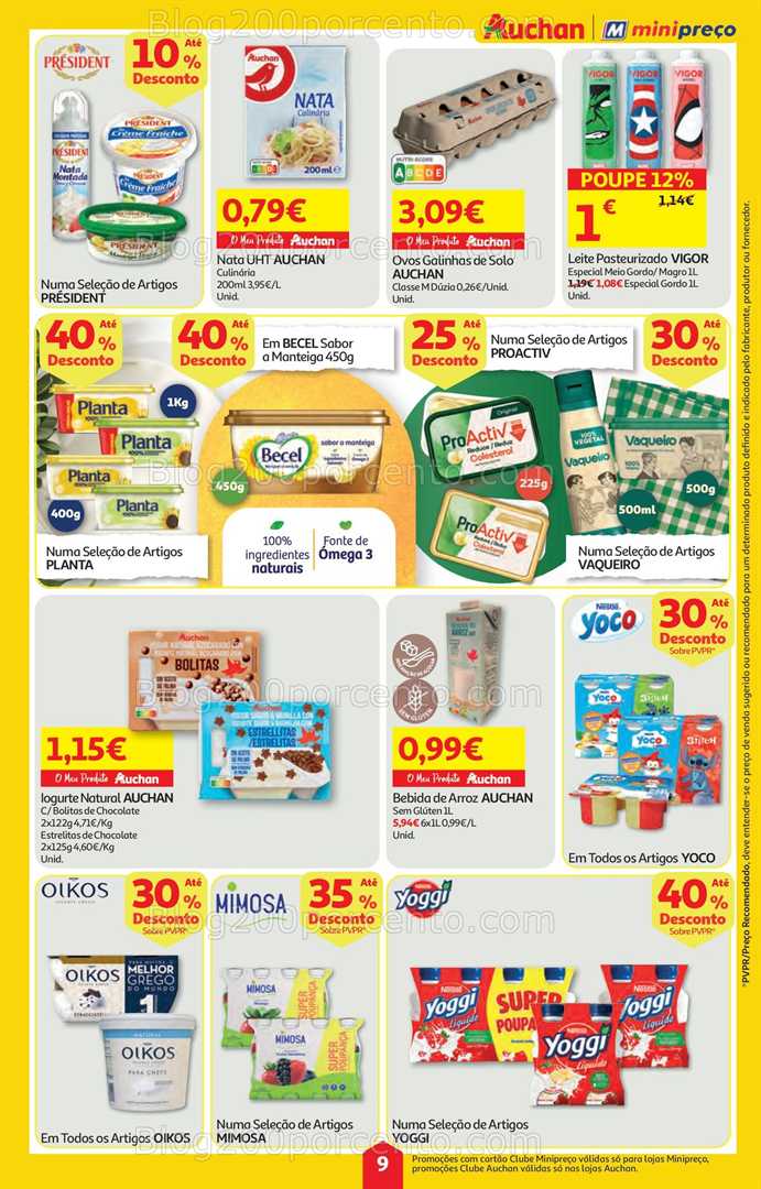 Antevisão Folheto MINIPREÇO - AUCHAN Promoções de 23 a 29 outubro