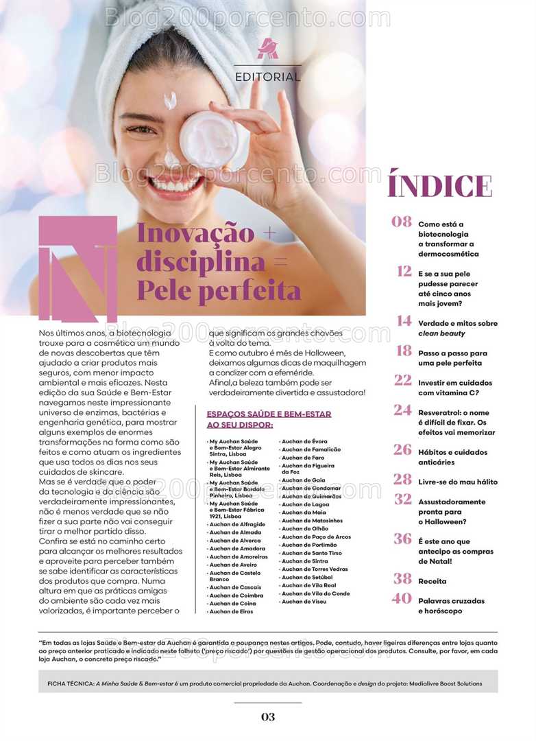 Antevisão Folheto AUCHAN Saúde e Bem-Estar Promoções de 6 outubro a 5 novembro