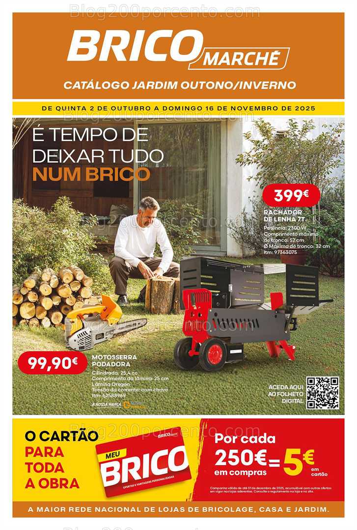 Antevisão Folheto BRICOMARCHÉ Promoções de 2 outubro a 16 novembro
