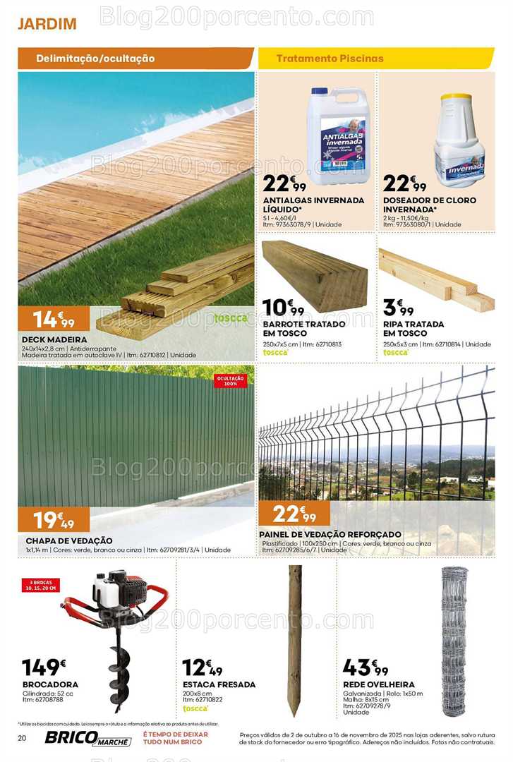 Antevisão Folheto BRICOMARCHÉ Promoções de 2 outubro a 16 novembro