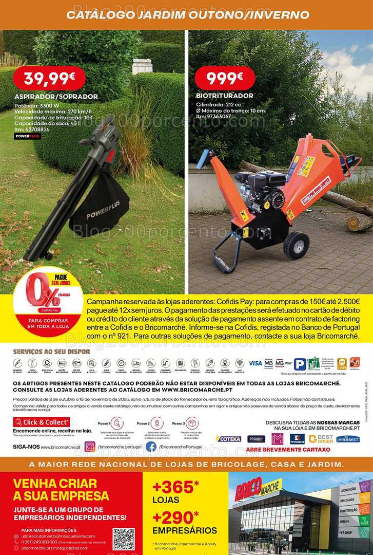 Antevisão Folheto BRICOMARCHÉ Promoções de 2 outubro a 16 novembro