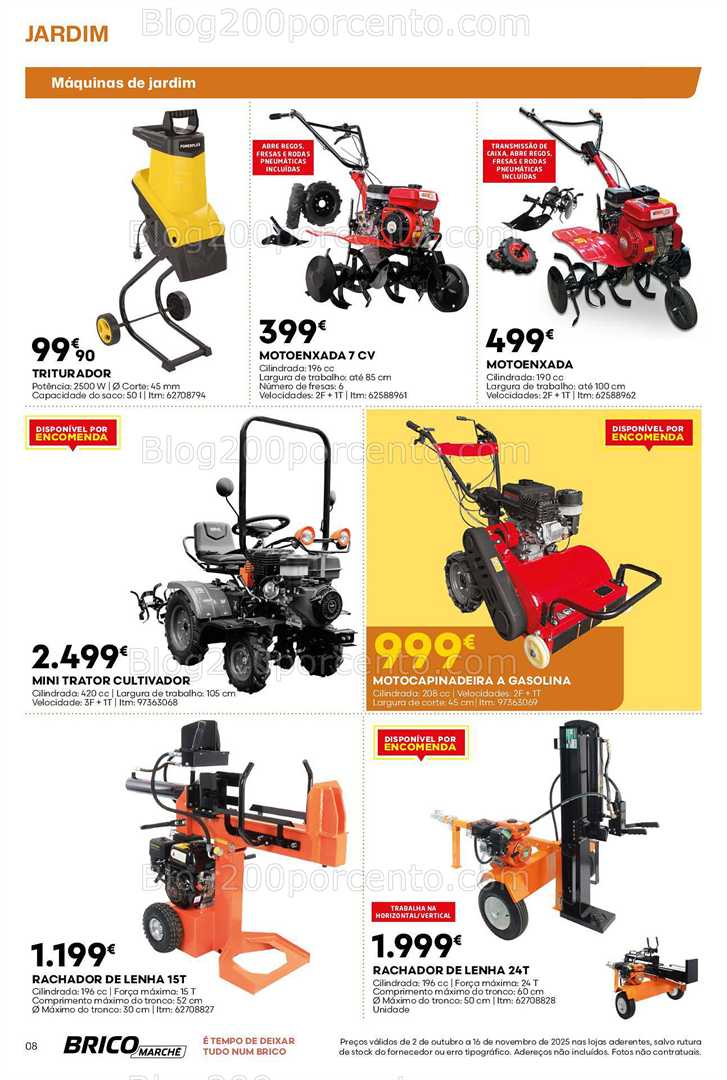 Antevisão Folheto BRICOMARCHÉ Promoções de 2 outubro a 16 novembro