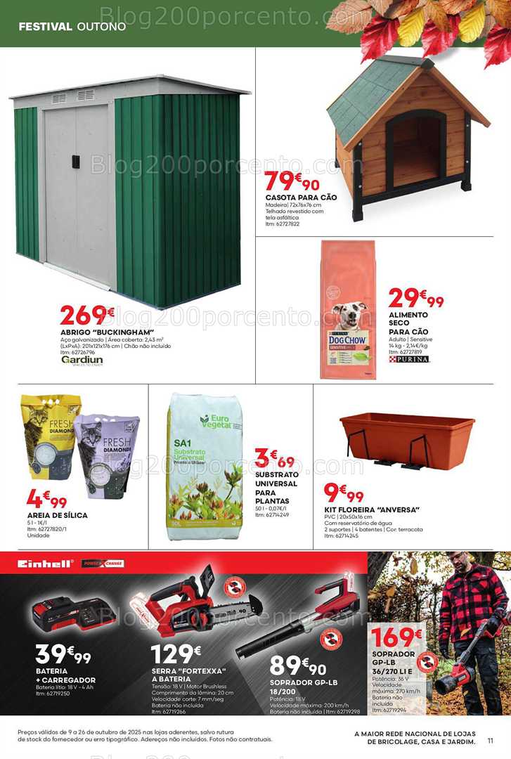 Antevisão Folheto BRICOMARCHÉ Promoções de 9 a 23 outubro