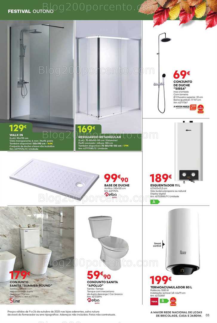 Antevisão Folheto BRICOMARCHÉ Promoções de 9 a 23 outubro