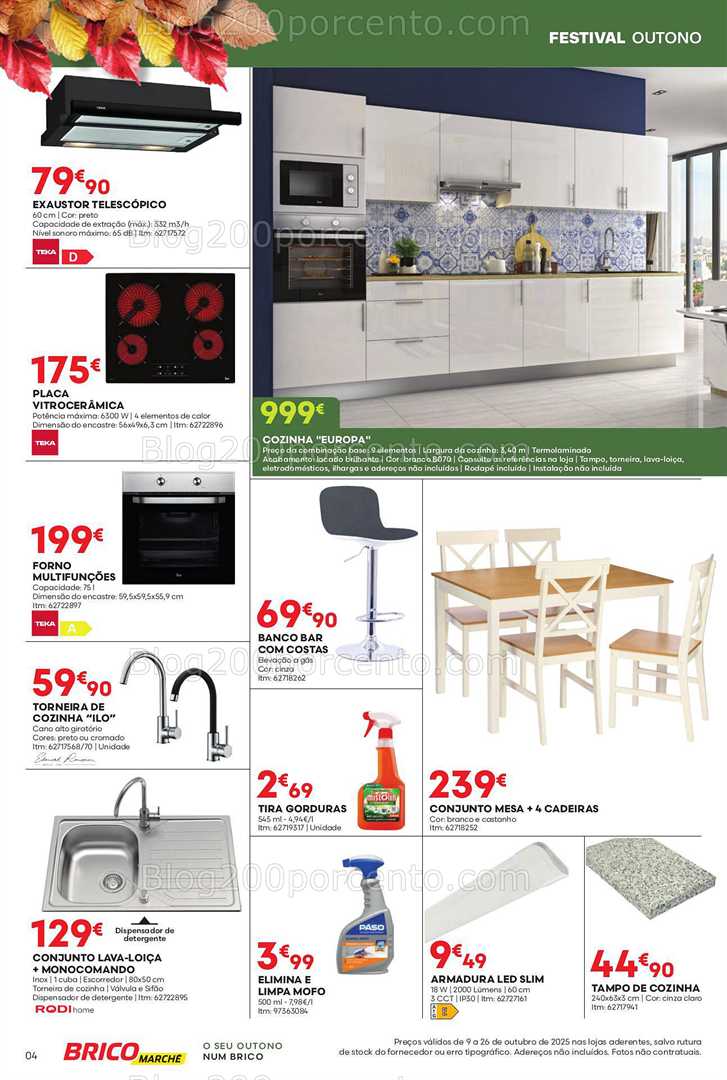 Antevisão Folheto BRICOMARCHÉ Promoções de 9 a 23 outubro