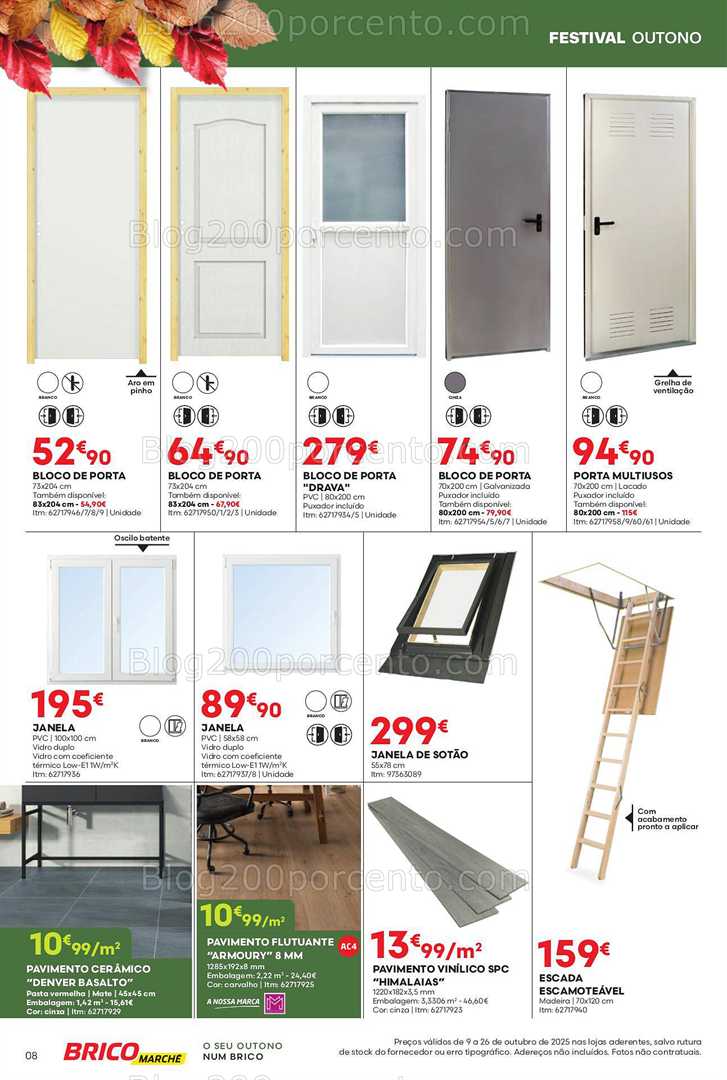 Antevisão Folheto BRICOMARCHÉ Promoções de 9 a 23 outubro