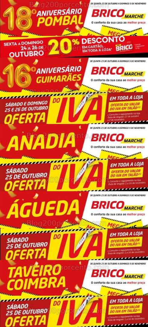 Antevisão Folheto BRICOMARCHÉ Mega Imperdíveis Promoções de 23 outubro a 9 novembro