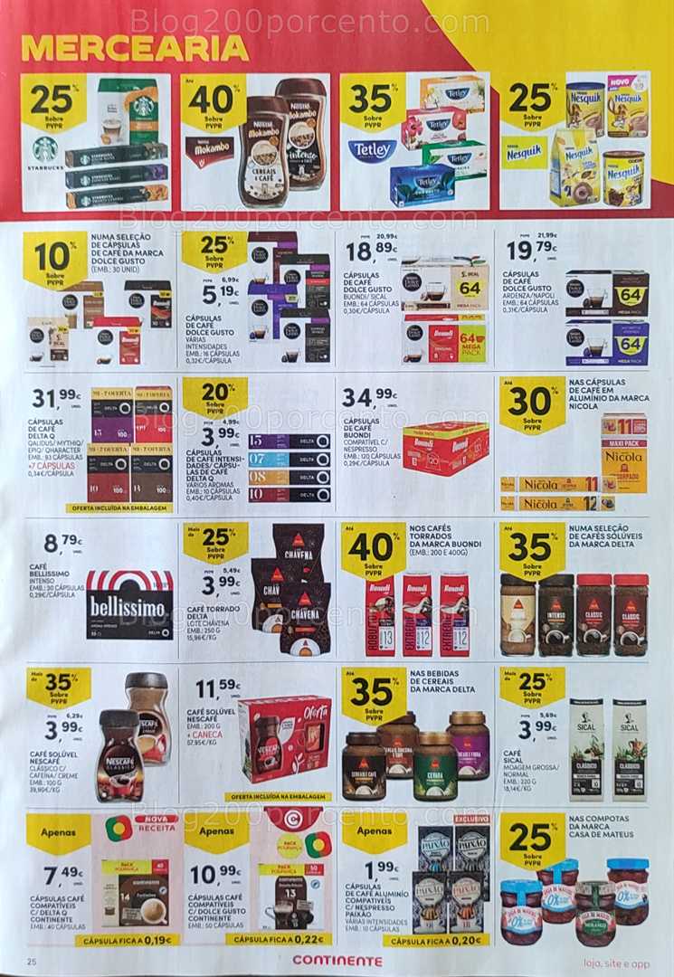 Antevisão Folheto CONTINENTE Promoções de 14 a 20 outubro
