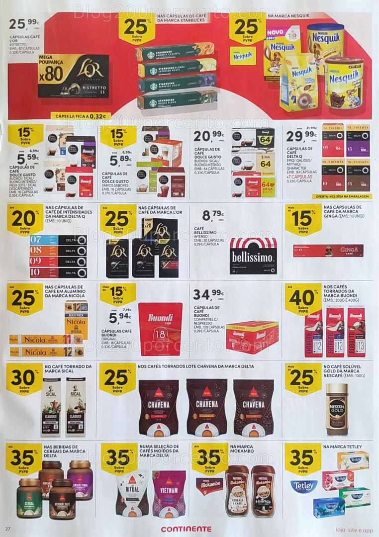 Antevisão Folheto CONTINENTE Promoções de 21 a 27 outubro