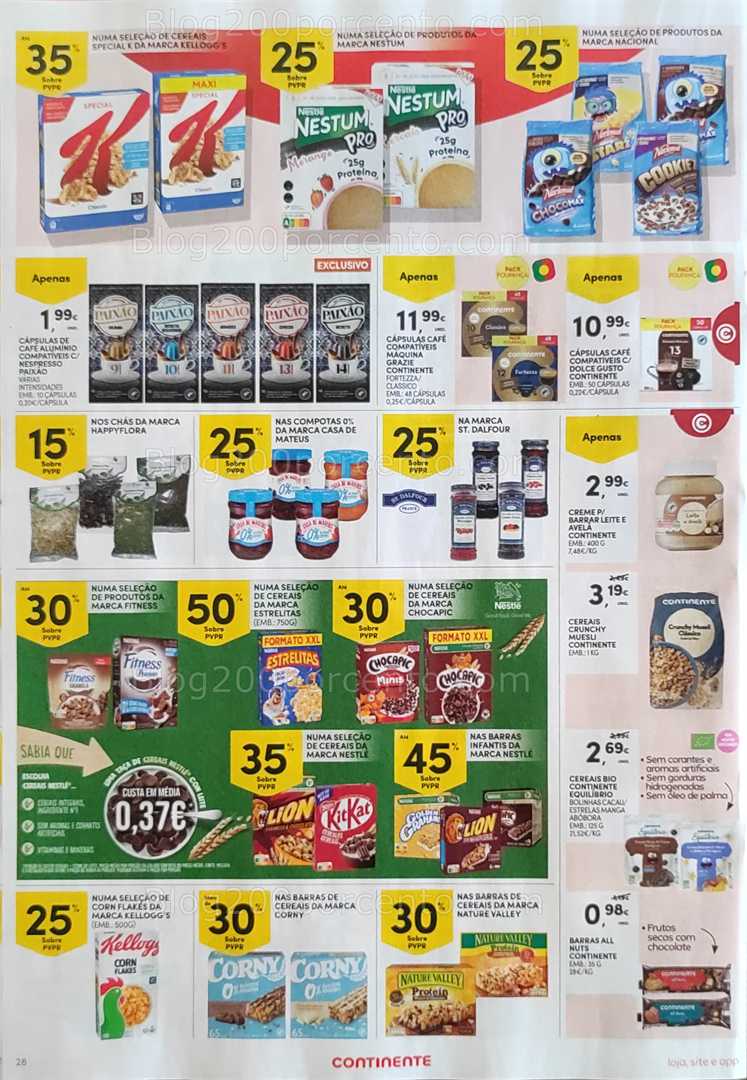 Antevisão Folheto CONTINENTE Promoções de 21 a 27 outubro
