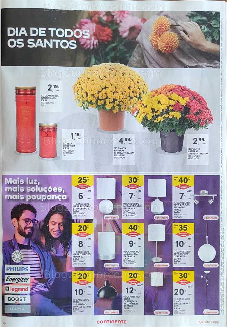 Antevisão Folheto CONTINENTE Bazar Promoções de 21 a 27 outubro