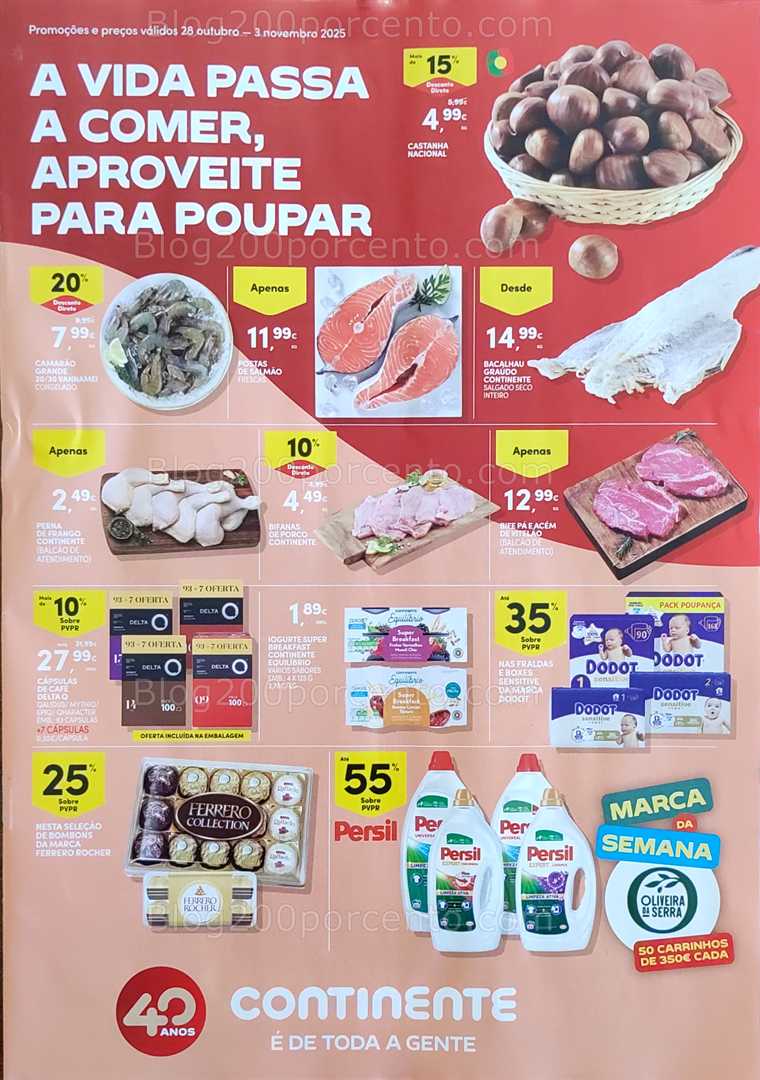 Antevisão Folheto CONTINENTE Promoções de 28 outubro a 3 novembro